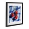 Stupell Industries Three Picnic Cherries on Gingham Framed Print Under Glass, design by Kate Jarvik Birch